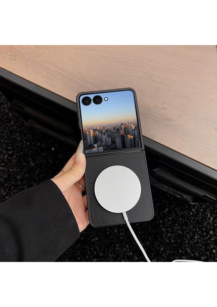 Samsung Galaxy Z Flip 7 Için Magsafe Pu Telefon Kılıfı (Yurt Dışından) fırsatları