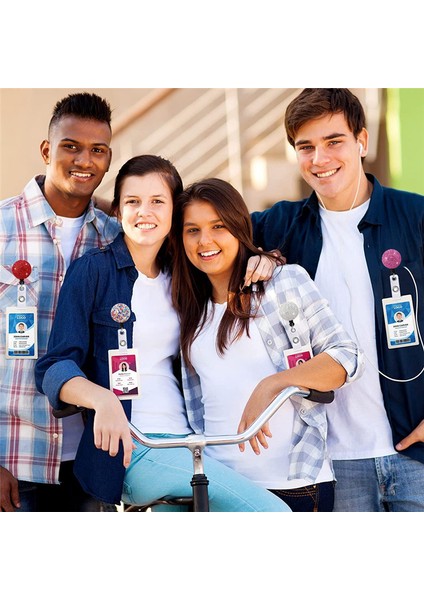 Ofis Çalışanı Öğretmeni Doktor Hemşire Için Klipli, Kimlik/name Rozet Makaraları ile Geri Çekilebilir Kimlik Rozeti Sahibi (Yurt Dışından) fırsatları