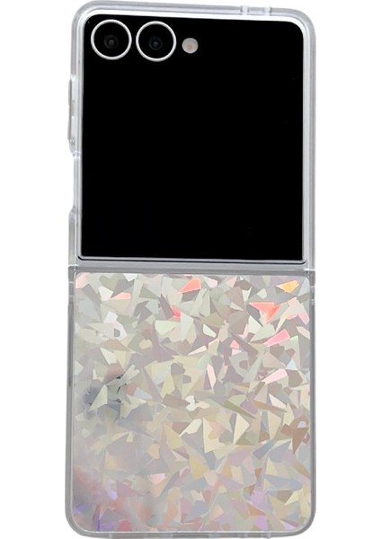 Samsung Galaxy Z Flip 7 5g Için Şeffaf Kenarlı Pc Kılıfı (Yurt Dışından)