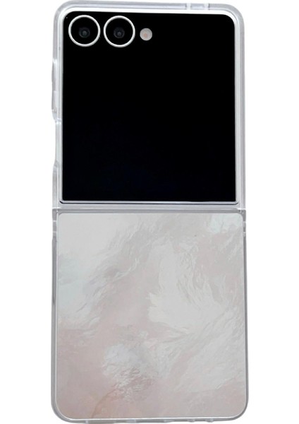 Samsung Galaxy Z Flip 7 5g Için Şeffaf Kenarlı Pc Kılıfı (Yurt Dışından)