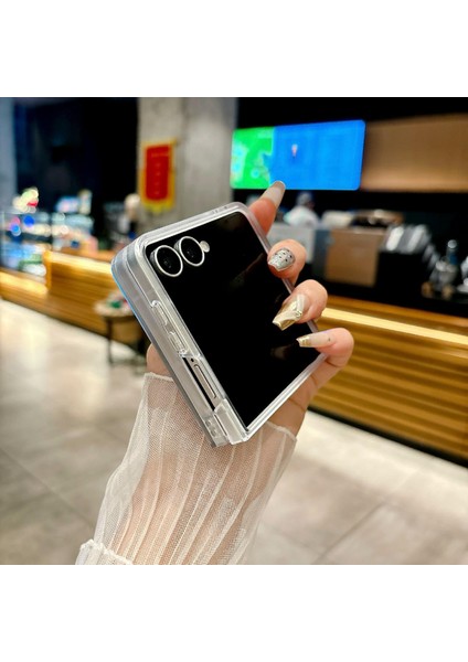 Samsung Galaxy Z Flip 7 5g Için Şeffaf Kenarlı Pc Kılıfı (Yurt Dışından) fiyatları