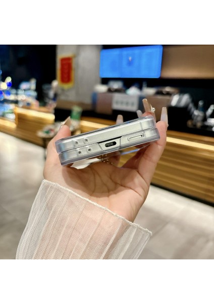Samsung Galaxy Z Flip 7 5g Için Şeffaf Kenarlı Pc Kılıfı (Yurt Dışından) modelleri