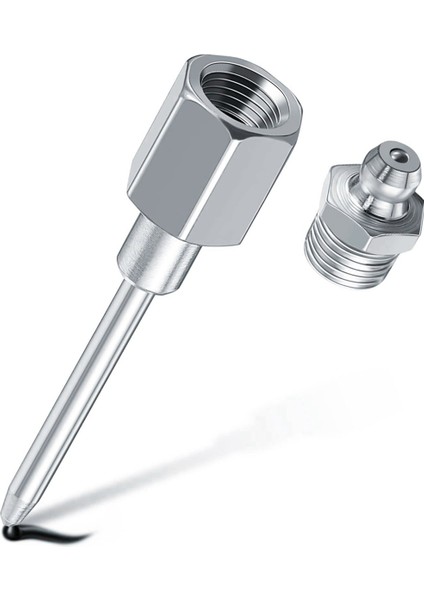 Sertleştirilmiş Çelik Ucuna Sahip Dar Iğne Nozul Gres Adaptörü, 1/8 Inç Npt Iplikli Iğne Burun Yağ Dağıtıcısı (Yurt Dışından)