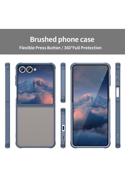 Samsung Galaxy Z Flip 7 5g Için Buzlu Pc + Tpu Telefon Kılıfı (Yurt Dışından) fiyatları