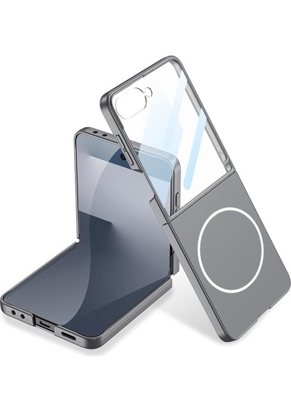 Samsung Galaxy Z Flip 7 5g Için Magsafe Katlanabilir Telefon Kılıfı (Yurt Dışından)