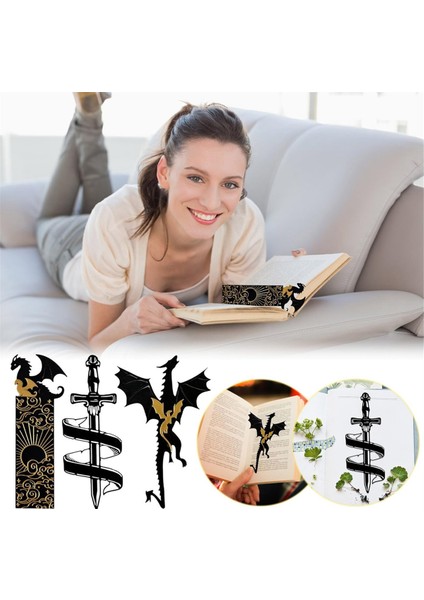 Erkekler Için Dragon Ayraçları, Okuma Severler Için Kitap Aksesuarları (Yurt Dışından)