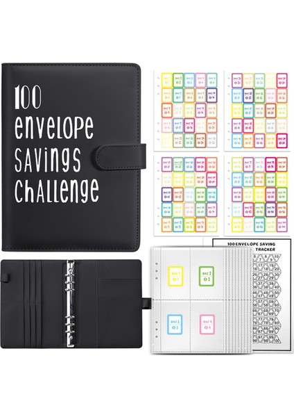 100 Zarflık Zorlu Dosya, A5 Para Bütçe Dosyası (Yurt Dışından)