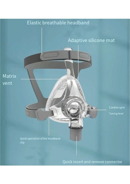 F5 Burun Ağız Maskesi Solunum Maskesi Ev Uyku Cpap Maskesi S (Yurt Dışından) indirimleri