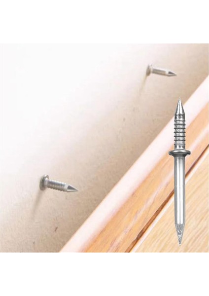 300PCS Çift Kafalı Süpürme Iplik Sorunsuz Çivi, Hiçbir Iz Çivi Koyun Boynuzu Çivi Tek Açılı Tırnaklar Çimento Tırnakları (Yurt Dışından) fırsatları