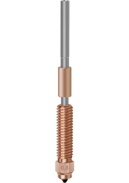 Yüksek Akışlı Baskı Yükseltilmiş Nozul K1 K1 Max K1C Ender-3 V3 3D Yazıcı Hotend 0.8mm (Yurt Dışından)