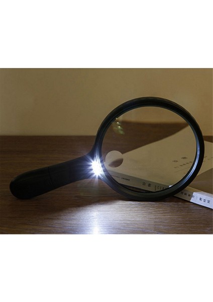 LED Işıkları ile Optik Büyüteç, Okuma Kitabı Için Elle Aydınlatılmış Büyüteç (Yurt Dışından) fırsatları