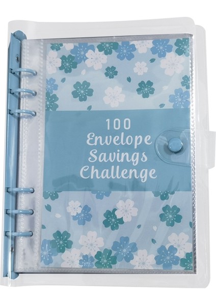 Bütçe Planlaması Için 100 Zarf Mücadelesi Tasarruf Dosyası Mavi (Yurt Dışından)