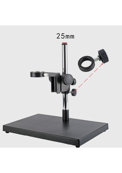 Mikroskop Sabitleme Yüzüğü Endüstriyel Stereo Mikroskop Video Kamera Standı Tutucu Metal Sütun Çubuğu Sabitleme Yüzüğü, 25MM (Yurt Dışından) fırsatları