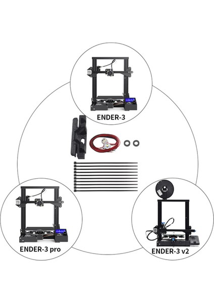 Hotend Nozul Aydınlatma 3D Yazıcı Aksesuarları 24 Voltaj LED 1600MM Hat Uzunluğu Ender-3 Ender-3 Pro Ender-3 V2 (Yurt Dışından) indirimleri