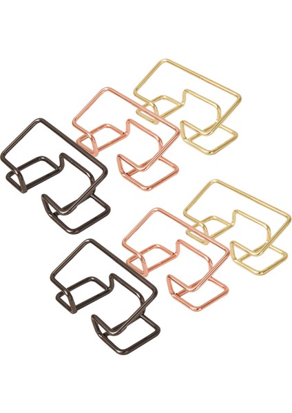 6 Adet Masa Için Kartvizitlik, Metal Kartvizitlik Standı (Yurt Dışından)