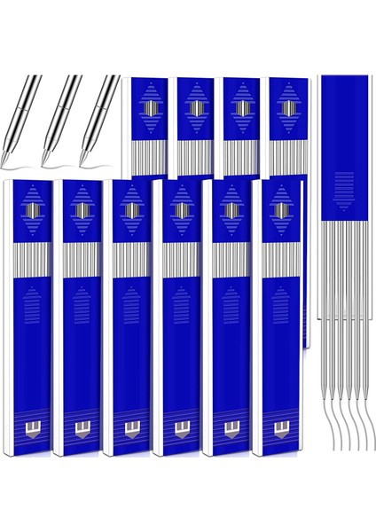 60 Adet 2.8 mm Katı Gümüş Çizgi Kaynakçı Kalem Yedekleri (Yurt Dışından)