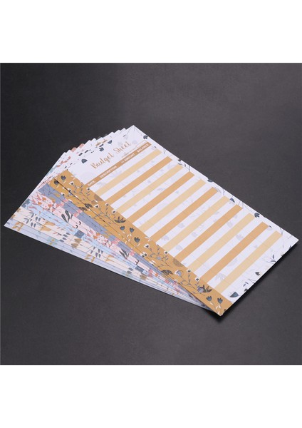 12 Bütçe Sayfası, A6 Bütçe Dosyası, Nakit ve Muhasebe Defteri, Cüzdan Için (Yurt Dışından)