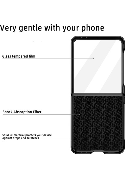 Samsung Galaxy Z Flip 7 5g Için Litchi Deri Yapıştırma Telefon Kılıfı (Yurt Dışından) fırsatları