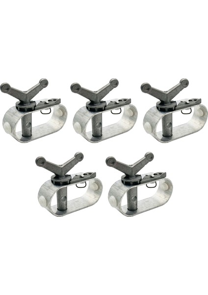 Metal Mini Vinç Gergisi, El Bükülmüş Tel Gergisi, 5 Adet (Yurt Dışından)