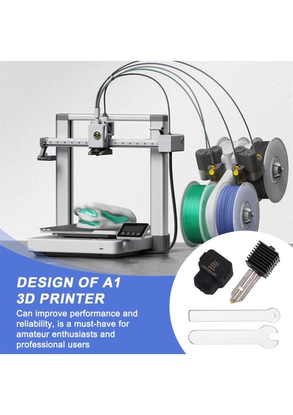 Bambu Laboratuar A1 Mini Nozul Sıcak Uç Montajı Için Hotend Kiti Bambulab A1 3D Yazıcı Parçası Için 0.2mm Sertleştirilmiş Çelik Nozul (Yurt Dışından) indirimleri