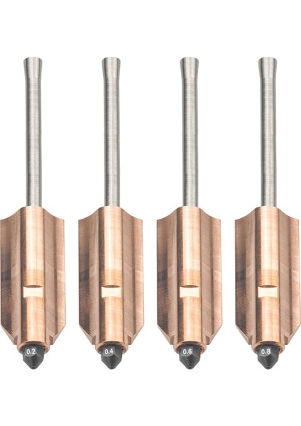 Flashforge Için 4pc AD5X Bimetalik Sertleştirilmiş Çelik Nozullar 0.25/0.4/0.6/0.8mm 3D Yazıcı Parçaları Yükseltilmiş Çıkarılabilir Nozul (Yurt Dışından)
