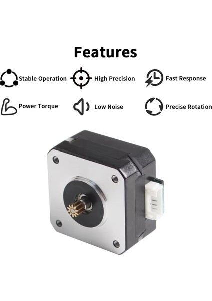 SV07 Ekstrüder Motor Yüksek Kaliteli 3D Yazıcı Step Motor Yüksek Sıcaklık Direnç Motoru SV07 Için (Yurt Dışından) fiyatları