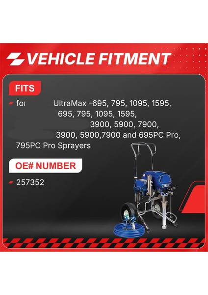 257352 Prime Sprey Valf, Graco Için Tahliye Valfi Uygun 695 795 3900 1095 1595 5900 7900 Satış Sonrası Havasız Boya Parçaları (Yurt Dışından) fiyatları