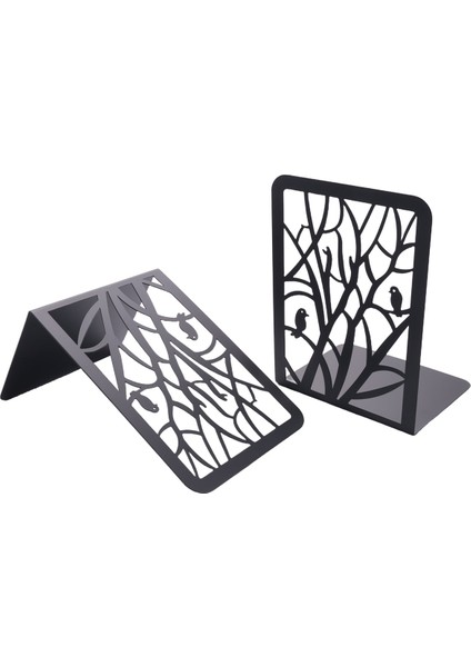 Kitap Ayraçları, Raflar, Dekor Okul, Ev Veya Ofis (Siyah, 1 Çift) (Yurt Dışından)