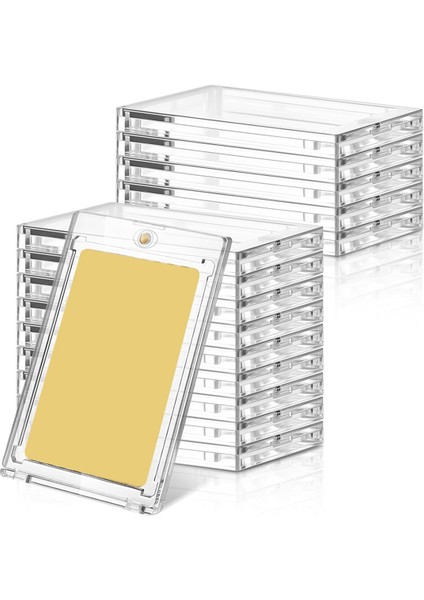 15 Adet 100 Pt Manyetik Kart Tutucular Ticaret Kartları Için (Yurt Dışından)