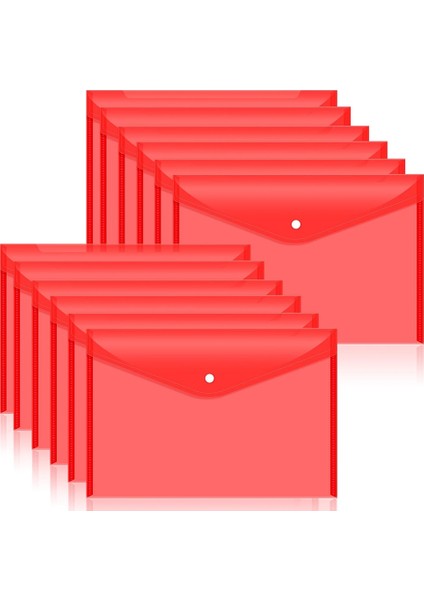 A4 Boyutlu Belgeler Için Çıtçıtlı Plastik Belge Zarfları, A (Yurt Dışından)