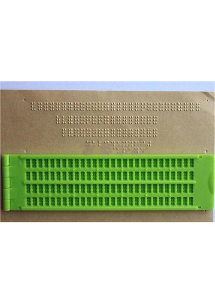 Braille Yazı Tahtası Stylus Braille Slate Taşınabilir Uygulama (Yurt Dışından)