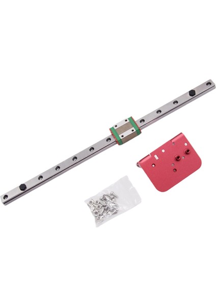 Doğrusal Ray Slide Yükseltme Kiti x Eksen Lineer Kılavuz Kiti Arka Plan Braketi ile Geliştirilmiş Kararlılık 375MM CR10S Için (Yurt Dışından)