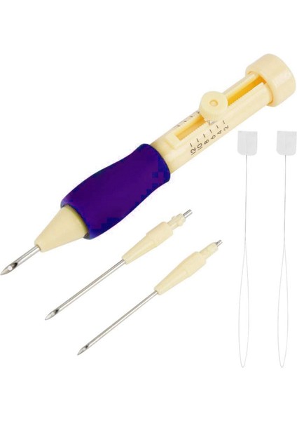 Yumruk Iğne, Nakış Iğnesi Yumruk, Orta Yumruk Iğnesi Için Beden Kalem Kiti Aleti, 3 Iğne Diy Zanaat ile Yonca (Yurt Dışından)