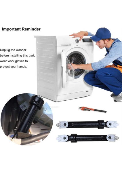 4pack 8182703 Whirlpool, Maytag, Kenmore, Sears, Mutfak Yardım Pamacıları Için Yıkayıcı Şok Emici 8181646 AP3868181 (Yurt Dışından) fırsatları