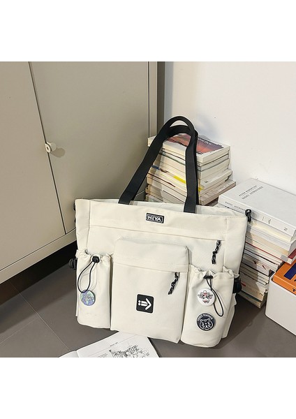 Büyük Kapasiteli Çapraz Askılı Çanta Moda Üniversite Öğrencisi Sırt Çantası Kadın Su Geçirmez Spor Haberci Çantası Erkek Omuz Çantası (Yurt Dışından)