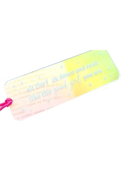 Oturup Okuyun Parıltılı Kitap Ayracı, Kitap Severler Için Hediye (Yurt Dışından)