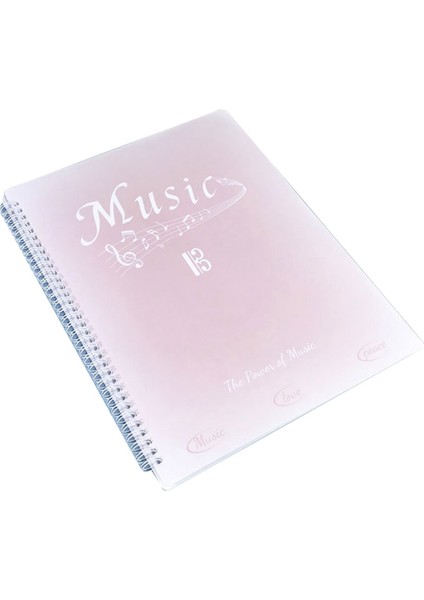 Nota Klasörü, 40 Sayfa, Koro Klasörü, Degrade Pembe (Yurt Dışından)