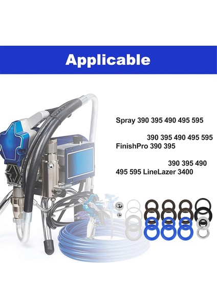 244194 Pompa Onarım Kiti - Havasız Boya Püskürtücü Aksesuarlar Pompa Onarım Paketleme Kiti 295 390 395 490 495 595 3400 (Yurt Dışından) fiyatları