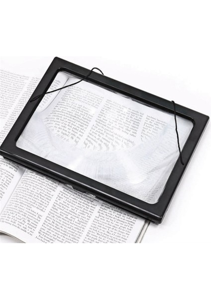 Okuma Büyüteç Tam Sayfa Optik Büyütme Katlanabilir LED Lens Masası Büyüleyici Cam Yaşlı Dikiş Örgüsü (Yurt Dışından) indirimleri