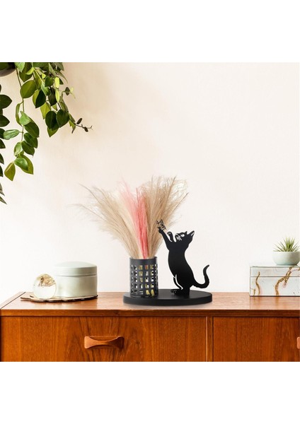 Masa Düzenleyici Kalemlik Masa Orta Parçası Için Kedi Kalemlik A (Yurt Dışından)