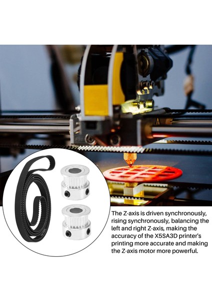 Z Ekseni Gt2 Zamanlama Kemer Kasnağı Kiti 24 Diş Senkron Tekerlek ve Tronxy X5SA/X5SA PRO/X5SA-2E 3D Yazıcı Için 1068MM Kemer (Yurt Dışından) fırsatları