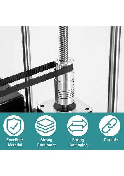 Z Ekseni Gt2 Zamanlama Kemer Kasnağı Kiti 24 Diş Senkron Tekerlek ve Tronxy X5SA/X5SA PRO/X5SA-2E 3D Yazıcı Için 1068MM Kemer (Yurt Dışından) indirimleri