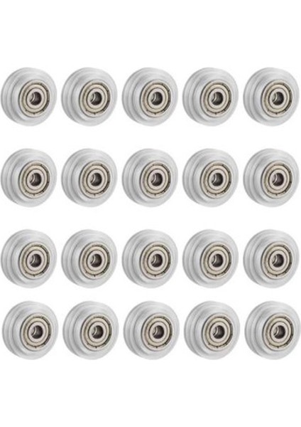 20PCS 3D Yazıcı Şeffaf Polikarbonat Tekerlek Plastik Kasnak Kırılma Için Doğrusal Yatak Cr-10 S5 Enter 3 Pro Yazıcı (Yurt Dışından)