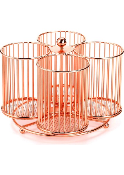 Döner Alet Tutucu 4 Bölmeli Döner Kalemlik Kaşıklar Için (Yurt Dışından)