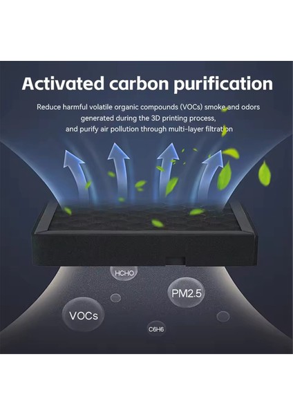 Bambu Lab Için H2D Hava Filtresi Elemanı H2D Hava Temizleyicisi Filtresi Için Karbon Filtresini Etkinleştirir 3D Yazıcı Aksesuarlarını Değiştirin (Yurt Dışından) indirimleri