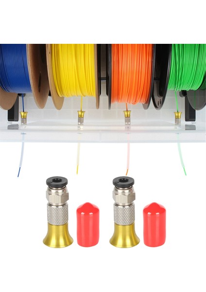 Pc4-M6 Pnömatik Düz Konnektör 3D Yazıcı Parçaları Filament Kurutucu Kutusu 2,5X4MM Ptfe Tüp M6 Besleme Bağlantı Bağlayıcı (Yurt Dışından) fırsatları