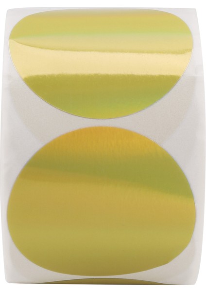 500 Adet Altın Lazer Etiketler Etiket Yazıcı Etiketleri (Yurt Dışından)