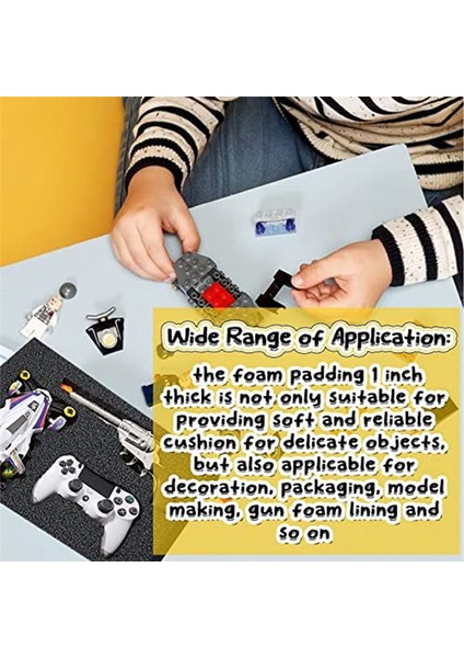 Polietilen Köpük Levha - Paketleme ve El Sanatları Için 2 Paket Poliüretan Köpük Ped, 16 Inç x 12 Inç x 1inch Kalınlık (Yurt Dışından) fiyatları