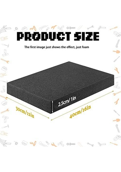 Polietilen Köpük Levha - Paketleme ve El Sanatları Için 2 Paket Poliüretan Köpük Ped, 16 Inç x 12 Inç x 1inch Kalınlık (Yurt Dışından) fırsatları