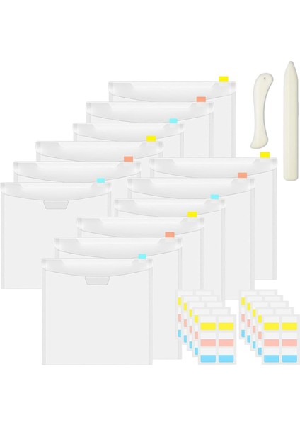 12 Inçlik Kağıt Için Yapışkanlı Endeks Etiketli Scrapbook Kağıt Düzenleyiciler (Yurt Dışından)